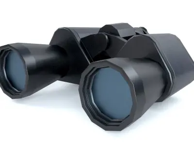 Binoculars Field glasses Optics Spyglasses Free low-poly 3D model