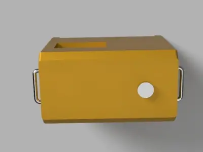 10KVA generator inverter Low-poly 3D model