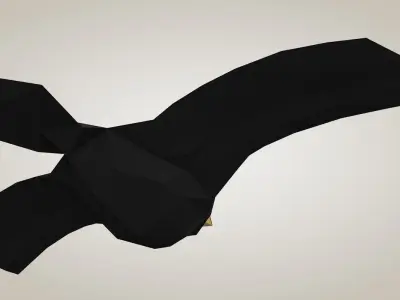 Low Poly Bird - Rigged Low-poly 3D model