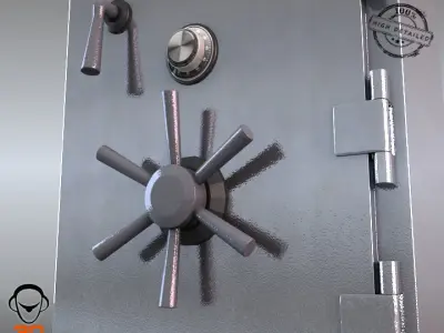 Safe Rigged 3D model