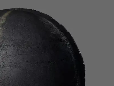 Clean Road Seamless PBR Material Texture