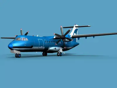 ATR  ATR-42-500 Amakusa Airlines 3D model