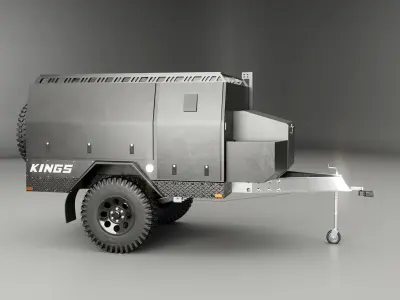 Off Road Camper Trailer Adventure Kings MT1(1) 3D model