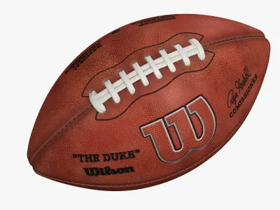 American Football Sports Ball 4k Collection 3D model purchase