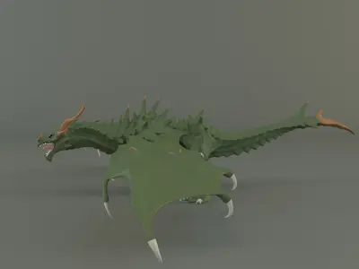 Big dragon model 3D model
