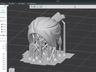 Custom3Dprint Minifigure Accessory - Minifigure Hair S3 - 012 3D print model