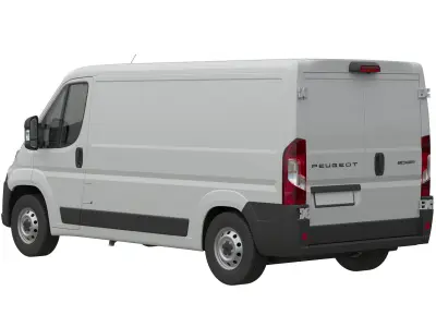 2024 Peugeot BOXER  L2H1 Detailed interior 3D model