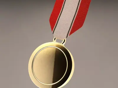 Military Badge 3D model