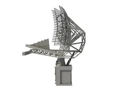 AN SPS-49 AIR SEARCH RADAR 3D model