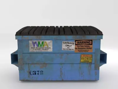 Rubbish Dumpster 3D model