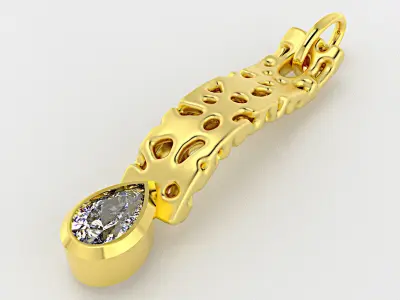 Chia pendant  3D model