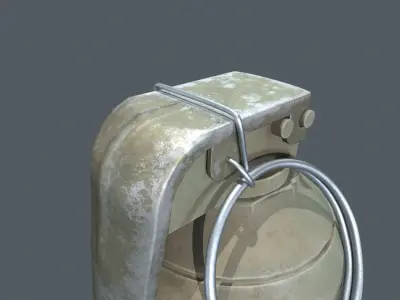 Grenade FRG-5 Low-poly 3D model