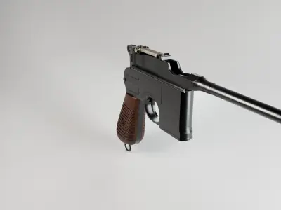 Mauser C96 - German WW2 Gun 3D model
