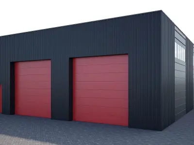 Logistics center  3D model