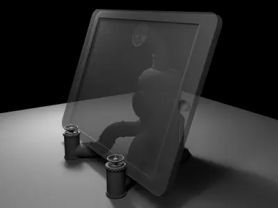 CopperSteam Labs Steampunk iPad Stand 3D print model
