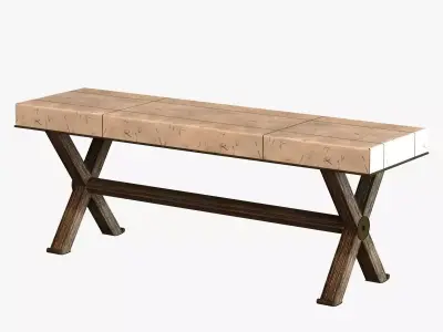paul dupre lafon console table 3D model