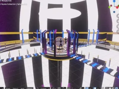 Sci-fi shot Free low-poly 3D model
