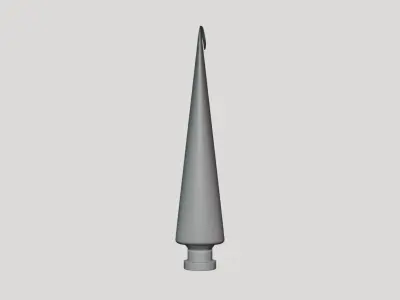 Basic Fish Pasta  Geometry Only No Textures No Materials 3D model