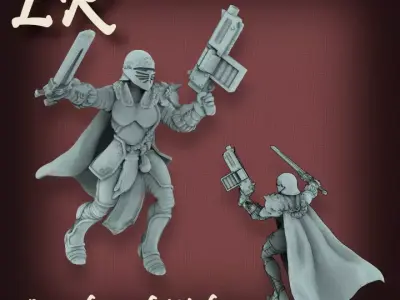 Daughter of Wolves Sergeant  Free 3D print model