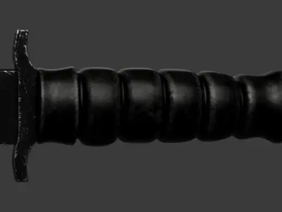 Tactical Knife Free 3D model buy