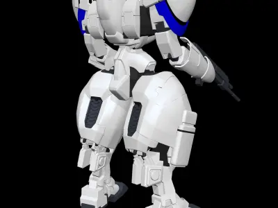 Power Loader X-4 - PD 802 - Armored Infantry - Power Dolls 3D model