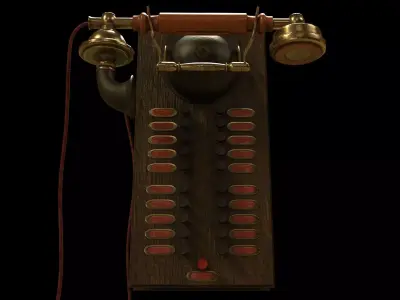 Vintage Intercom 3D model
