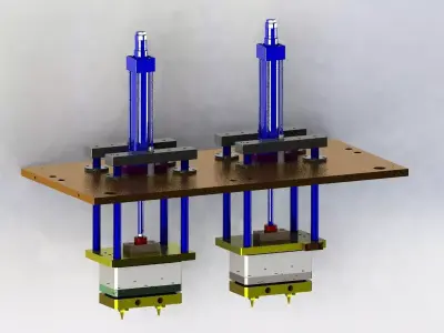 Thermal heating mechanism 3D model