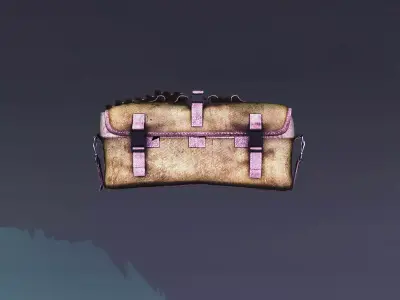 Ammo Bag Low-poly 3D model