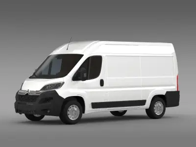 Citroen Jumper Van L2H2 2017 3D model