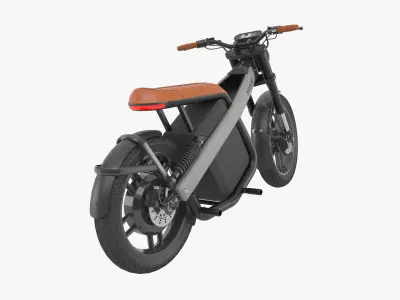 Brekr model B electric bike 3D model