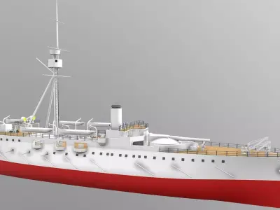 IJN Itsukushima Free 3D model