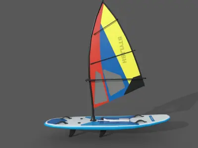 Sail Boards Models 3D model