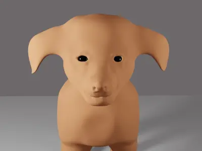 3d model of dog 3D model