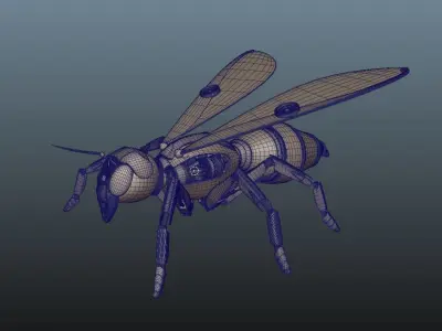 Wasp robot 3D model