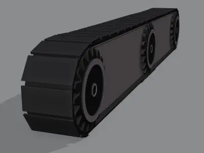 treadmill Sanitization Machine Low-poly 3D model