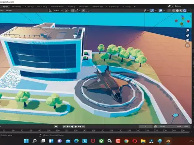 Avengers headquarters mcu Free 3D model purchase