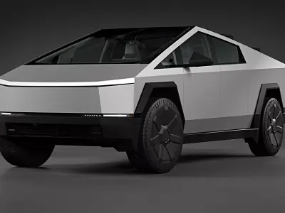 2025 Tesla Cybertruck 3D model
