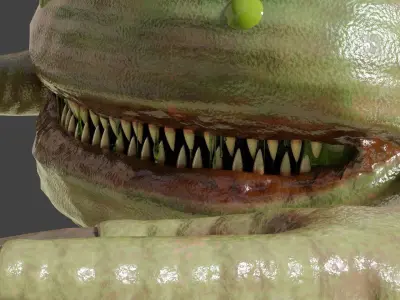 Water Monster Free 3D model