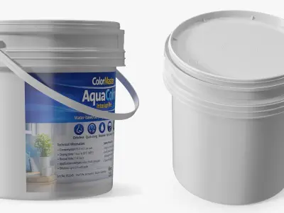 Interior Water Based Acrylic Paint White 3D model