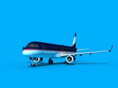 Embraer Emb-190 Corporate 4 3D model