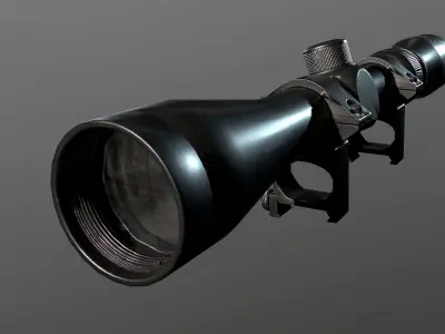 cvlife tactical 3-9x40 optics r4 3d models Low-poly 3D model