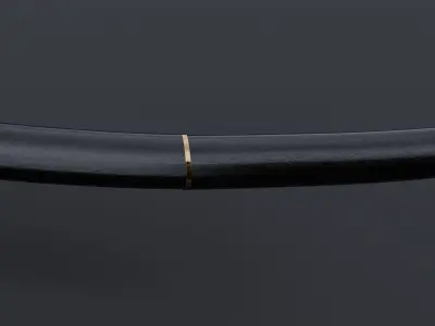 Tanto - knife Low-poly 3D model