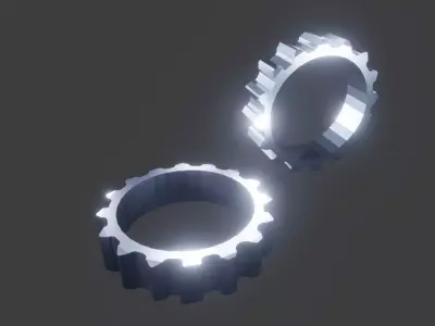 Gear Wheel 3D Model 3D model