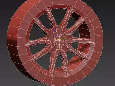 wheel 3D model by mcfkkstuff