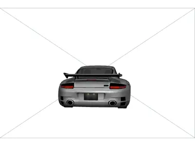 RUF RGT Low-poly 3D model