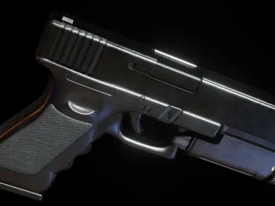 Glock pistol 3D model