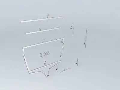 Spt9, boat frame Free 3D model