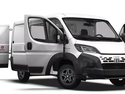 Fiat e Ducato Van L1H1 HQ Interior 2025 3D model