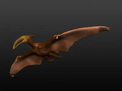 3d model of pterosaur 3D model