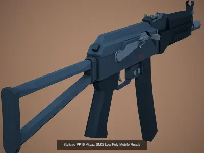 Small Stylized Weapon Pack vol 02 - Low Poly Game Ready